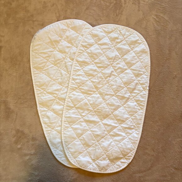 Infant Lounger Replacement Pads (2-Pack) + Fitted Cover | Quilted White DockATot - Picture 3 of 5